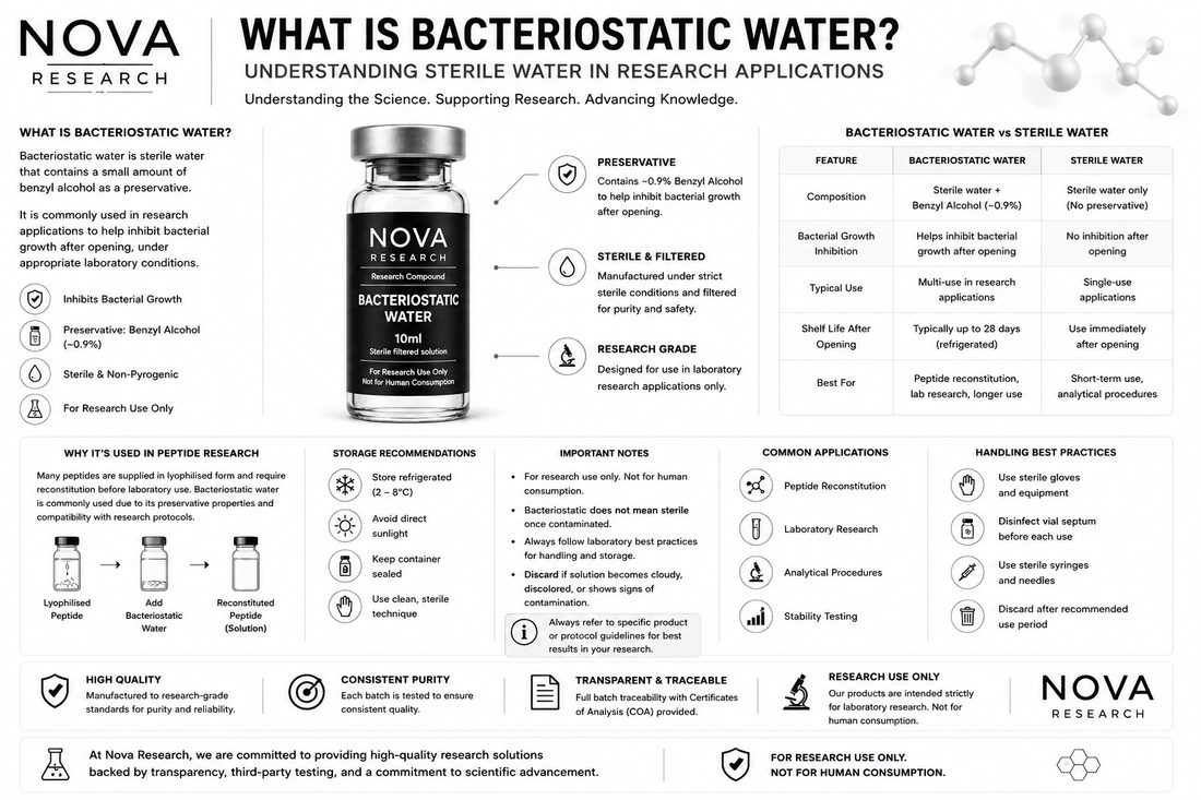 What Is Bacteriostatic Water? Understanding Sterile Water In Research Applications